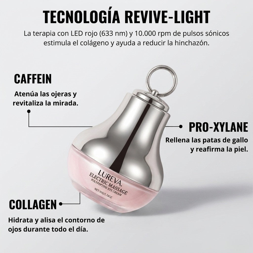 Crema de luz roja “eliminar ojos cansados”