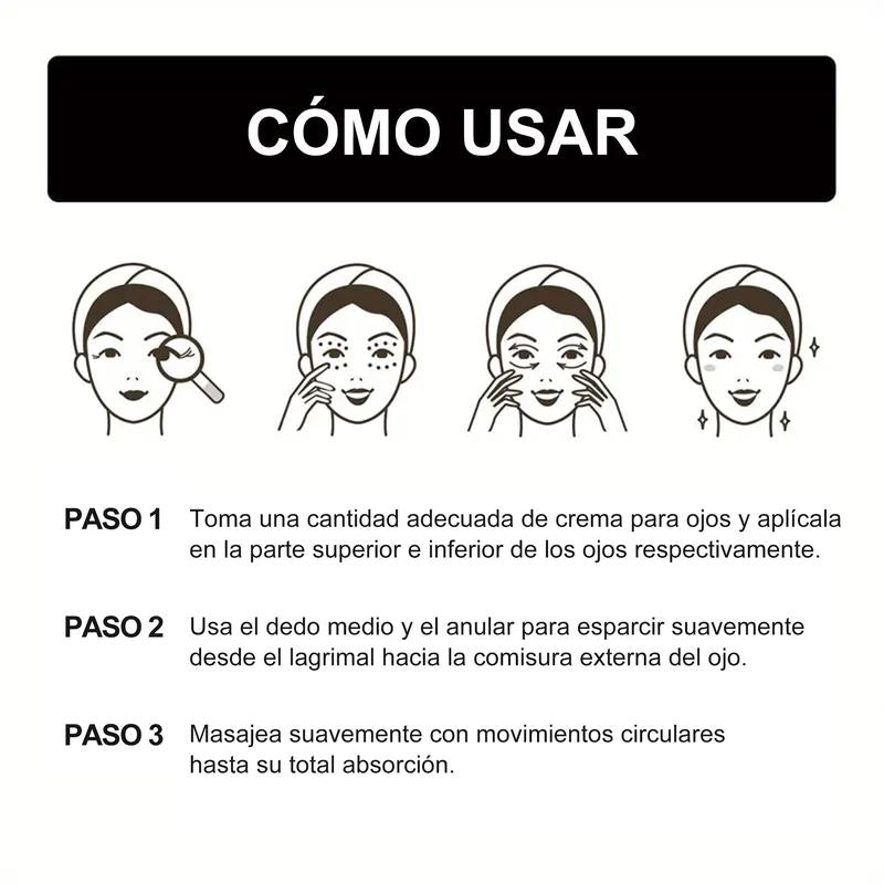 Crema de luz roja “eliminar ojos cansados”