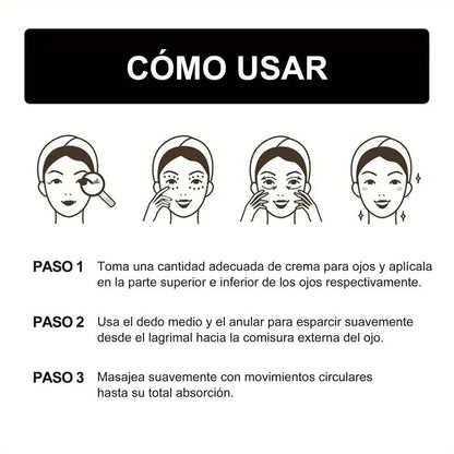 Crema de luz roja “eliminar ojos cansados”