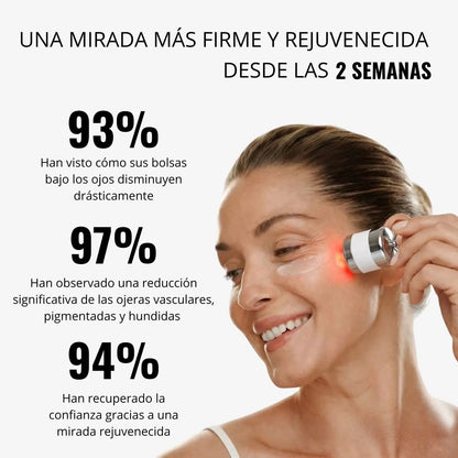 Crema de luz roja “eliminar ojos cansados”